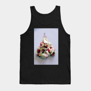 Lady with rose petal dress Tank Top